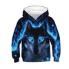 3D Print Wolf Boys Hoodies