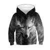 3D Print Wolf Boys Hoodies
