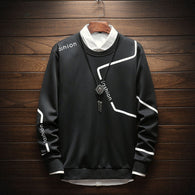 Men's sweatshirt hoodies Fashion Round-Necked Long-Sleeved Printed