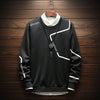 Men's sweatshirt hoodies Fashion Round-Necked Long-Sleeved Printed