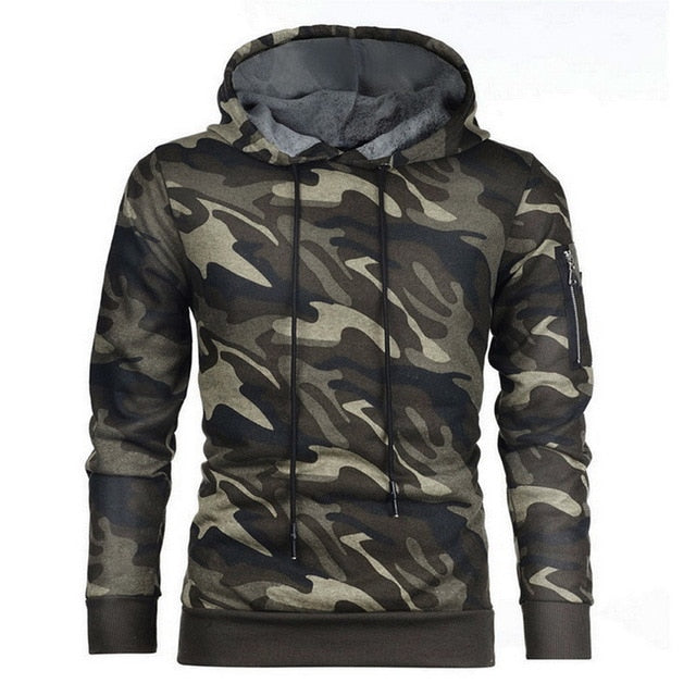 MJARTORIA  Camouflage Hoodies Men 2020 New Fashion Sweatshirt