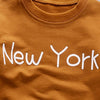 Toddler Kids Baby Girl Boy Casual Sweatshirt Clothes Letter New York Long Sleeve Hoodies Sweatshirt Pullover Tops Autumn Winter