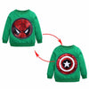 Spiderman Boys Sweatshirt and Girls T-Shirt Captain America