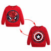 Spiderman Boys Sweatshirt and Girls T-Shirt Captain America