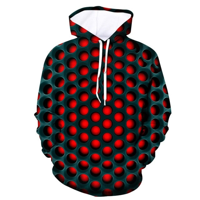 Autumn Winter Men's hoodies Fashion 3D Printing
