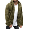 Bomber Jacket Men Winter Thick Warm Fleece Teddy Coat