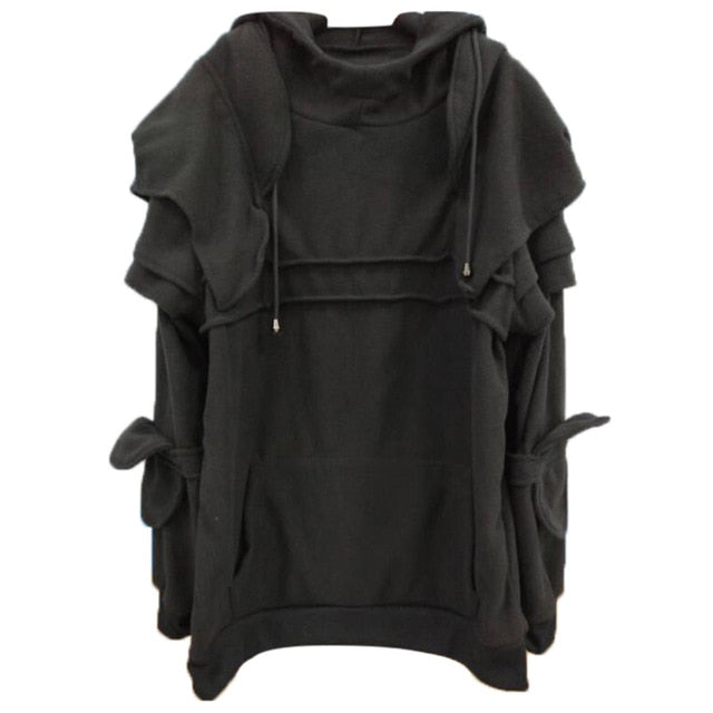 Mens hoody 3D Printed Skull Pullover Long Sleeve Hoody